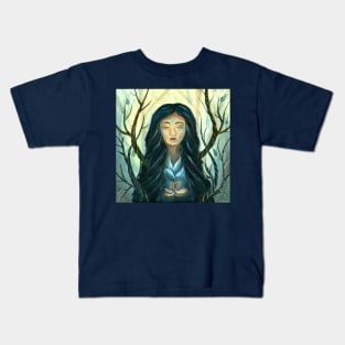 Goddess of the forest Kids T-Shirt